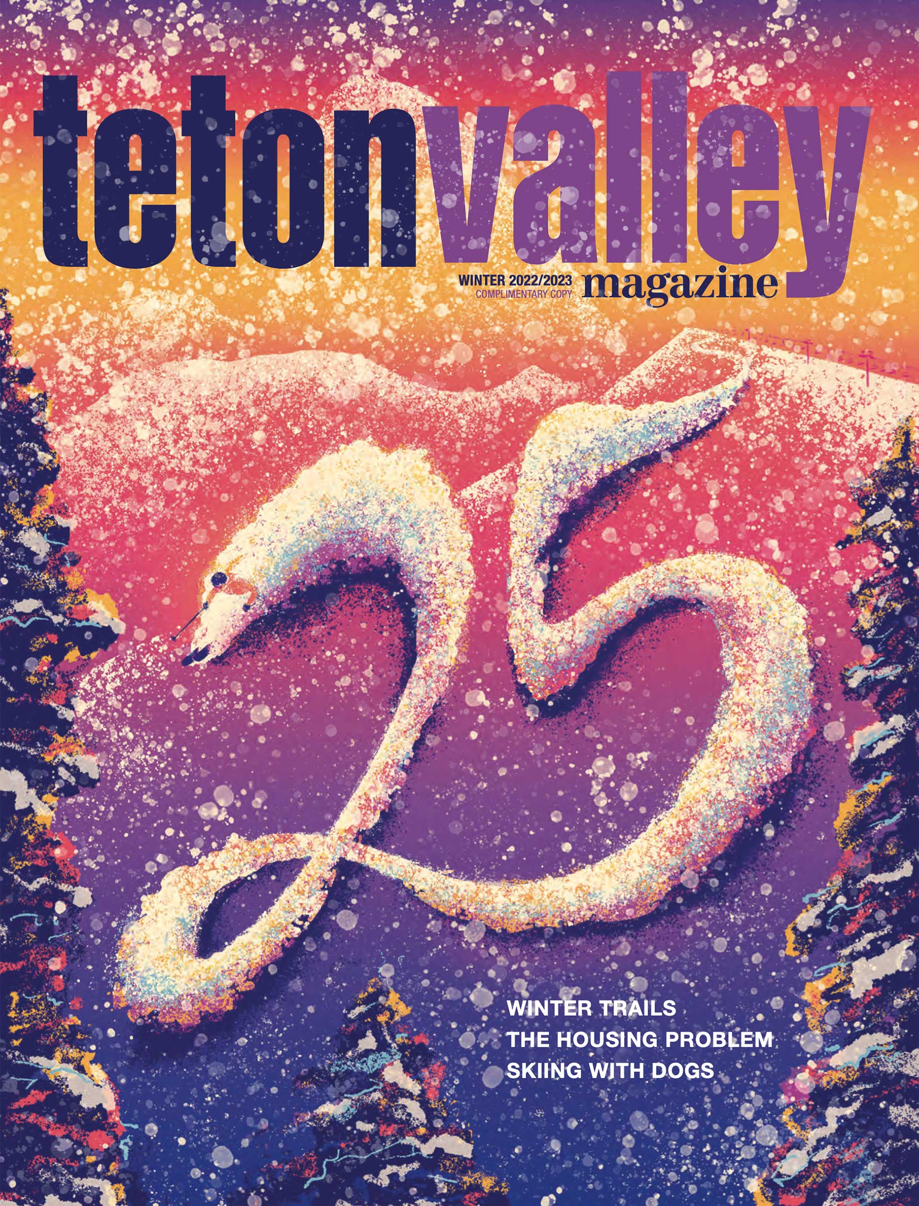 Teton Valley Magazine Winter 2022-23 cover