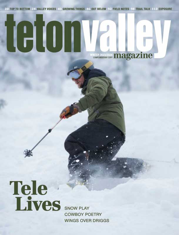 Teton Valley Magazine Winter 2023-2024 cover